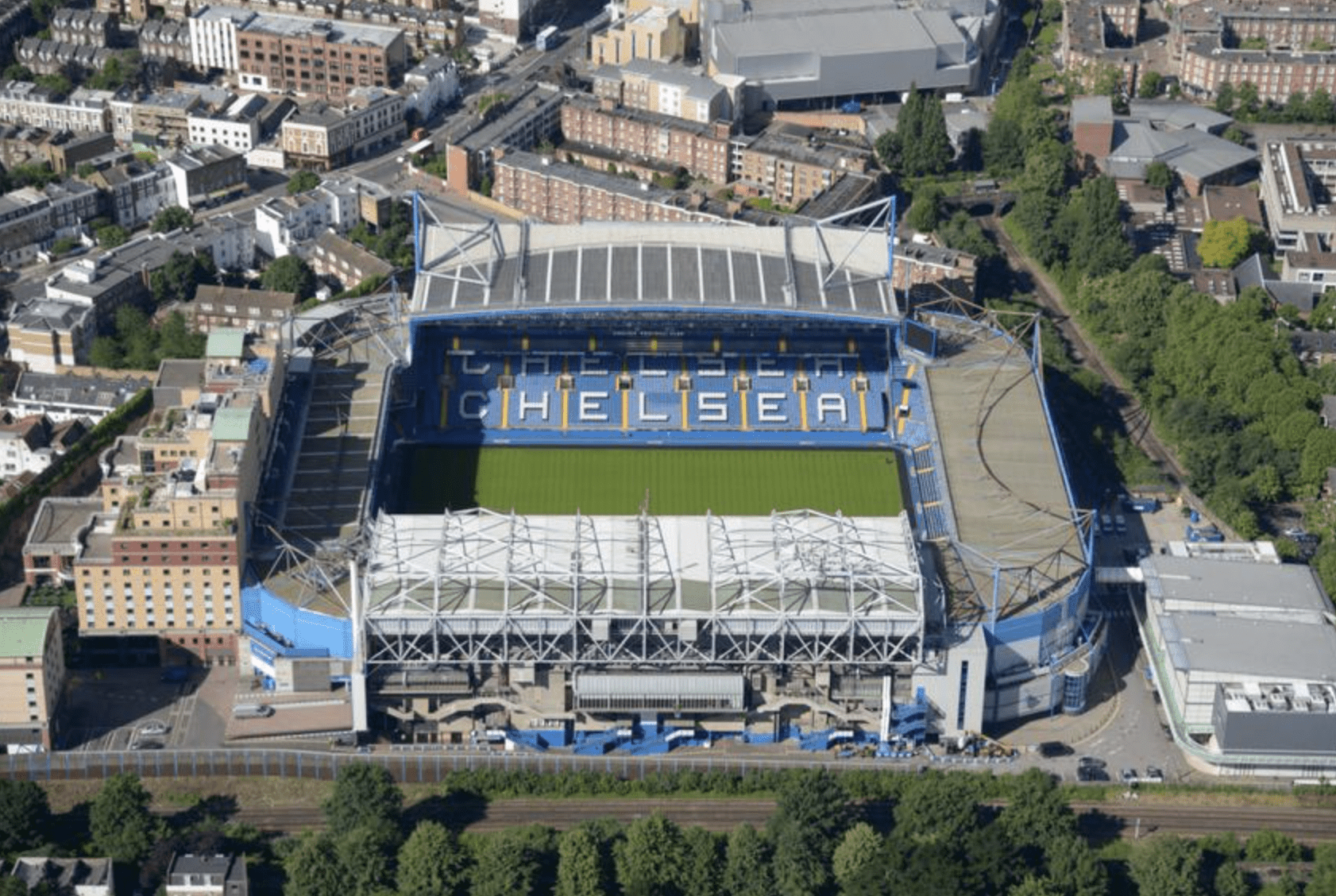 Chelsea Football Stadium in London