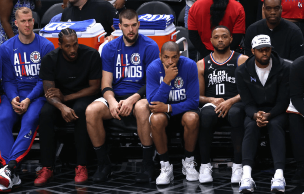 LA Clippers 2023 NBA Bench