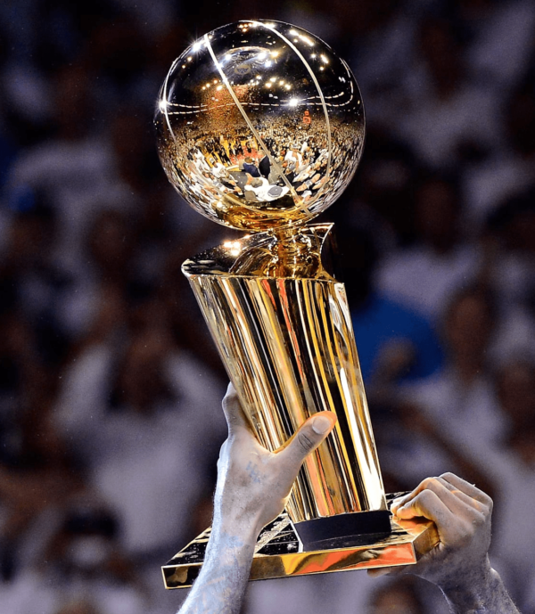 NBA finals trophy